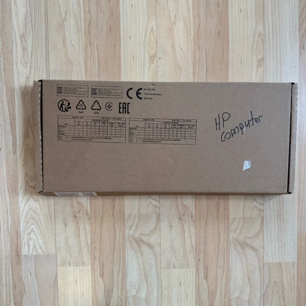 HP Keyboard Lifestyle Wired NIB Slim TPC-POO1K Mouse  USB Back to School